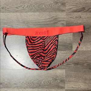 2xist Red and Black Striped Men's Underwear